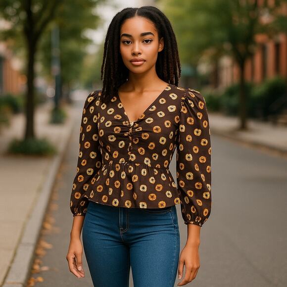Rhode Alma Top in Bandhani Sz 8